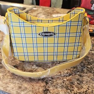 Clueless Yellow Plaid Shoulder Bag